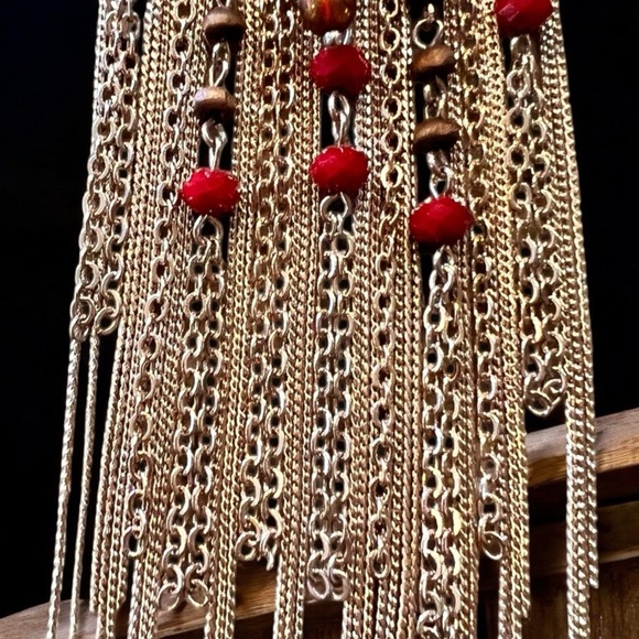 Vintage 70’s Bag Charm Red, Silver and Gold toned Bag Charm - Picture 8 of 15